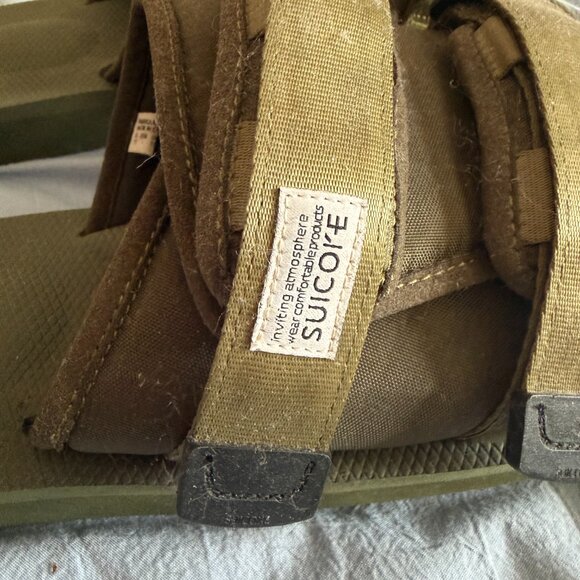 Suicoke MOTO-CAB Sandal in Olive, Size 11 - Picture 3 of 5